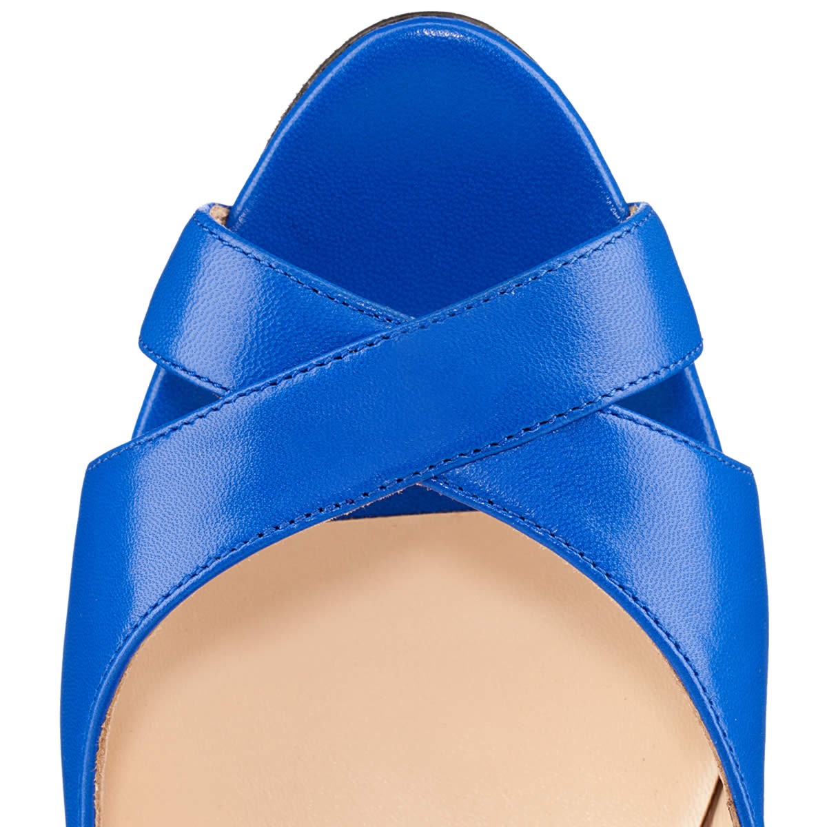 Christian Louboutin Croisette Flat Sandals Blue